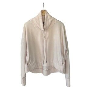 Sweaty Betty Harmonise Luxe Fleece Pullover Sweatshirt Pink‎ Size 12 Athleisure